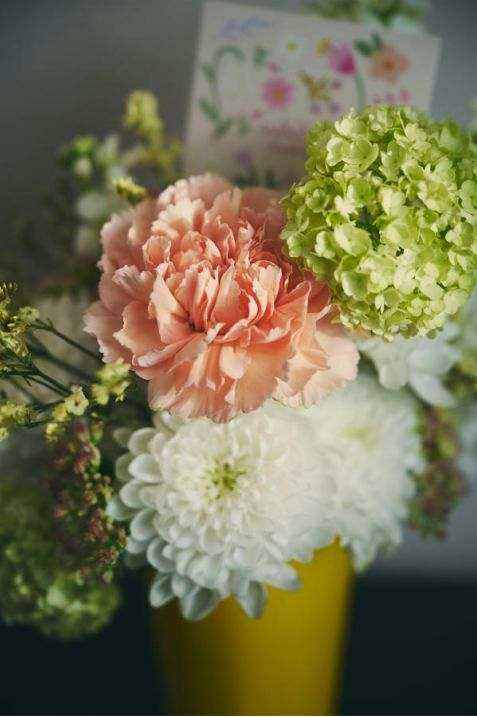 Rose arrangement detail